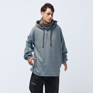 Cozee-抗菌防水透濕刷毛衝鋒衣-條紋印花