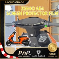 for ZEEHO AE4 (2024+) Meter Screen Protector TPU Film AE 4 EV Electric Scooter Motorcycle Accessorie