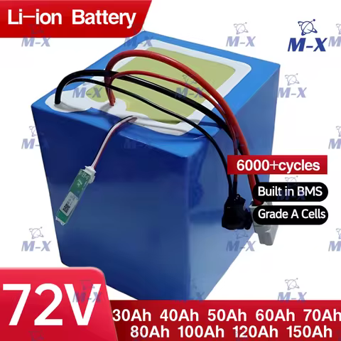 72V 40Ah 50Ah 60Ah 70Ah 80Ah 100Ah lithium ion battery with bluetooth BMS for 5000W scooter Motorcyc