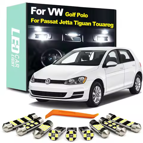 Canbus Car LED Bulb Interior Light Kit For VW Volkswagen Golf Jetta 3 4 5 6 7 Passat B5 B6 B7 B8 Pol