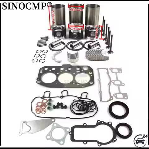 3TNV70 Engine Overhaul Rebuild Kit For Yanmar Engine 3TNV70 Excavators Loaders Truck Repair Parts En