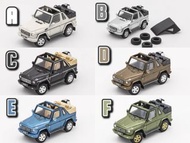 格子共和國預訂
#GCD 1:64合金模型，新車型！G級G Class 第1代 W463 2013 G500 Cabriolet短軸開篷版(386-391)。首批6色左舵預售中，White白色 / S