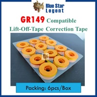 Compatible GR149 Group 149 Lift-Off-Tape for Olivetti ET111 ET121 ET201 ET221 ET250 ETV240 PR420 PR5