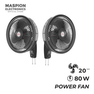 [ Original] Power Fan Maspion Pw 2006 W / Kipas Angin Dinding Maspion