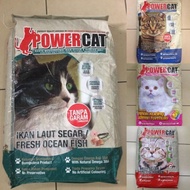 power cat 6.5kg packing baru Ocean / tuna / kitten / chicken cat food makanan kucing brand power cat 7kgTQ...