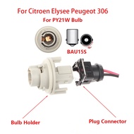 BAU15S PY21W Bulb Holder For Peugeot Citroen Turn Signal Light Socket Connector