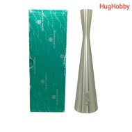 [2nd Hand] High Cone Vase Selwin Pewter Merlion Pattern (Metal + Tin) Size 20.5cm Souvenir From Sing