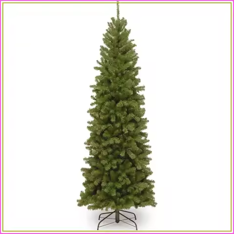 6ft Unlit North Valley Spruce Slim Artificial Christmas Tree