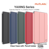 Mutural Yaxing Series Clear Tablet Case with Pencil holder เคส สำหรับ iPad Air 11"(M2), Pro 11"(M4)