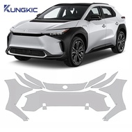 For Toyota BZ4X 2022-2023 Car Front Bumper Paint Protection Film TPU Pre-cut Anti-scratch Body Stick