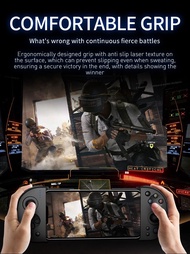 📱🎮 拉伸式手機遊戲手柄｜雙霍爾搖桿｜支援iOS/Android/PC｜低延遲｜人體工學設計 🎮📱