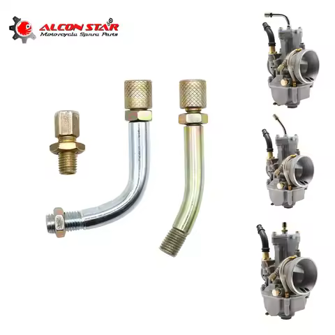 Alconstar Motorcycle PWK Carburetor Elbow Tube Accessories Replacement For PWK 21-42MM Carburetor fo