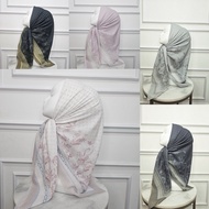 (READY 5 COLOR VARIATIONS) PREMIUM MOTIF VOAL SQUARE HIJAB CODE 25 | Can be a uniform