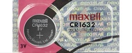 Maxell CR1632 1632 3V Micro Lithium Button Cell Battery Made In Japan Singapore Local Stock