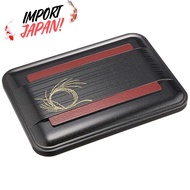 【Import from Japan】Bento box T-183 (small) 8 sun long hand side dish bento box Willow knot in red [2