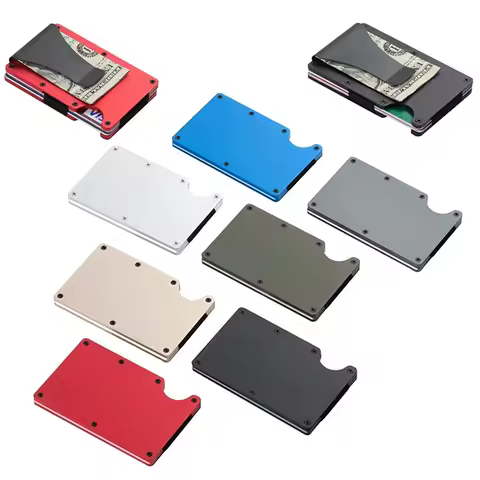Minimalist Wallet For Men & Women - Slim RFID Wallet, Scratch Resistant, Credit Card Holder & Money 