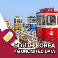 South Korea Sim Card 4G Unlimited Data 3-30 Days