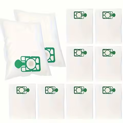 10-Pack High-Efficiency Microfiber Dust Bags Compatible with Numatic Henry Vacuum Cleaners - NVM-1CH