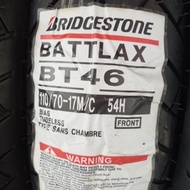 ! BAN LUAR BATTLAX BT 46 UKURAN 110-70 RING 17 BATTLAX TUBELESS -