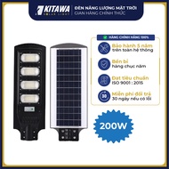 [VOUCHER 10%] Đèn Đường Năng Lượng Mặt Trời Liền Thể Nhiều Khoang KITAWA  200W LT1200 Bảo Hành 1 Năm