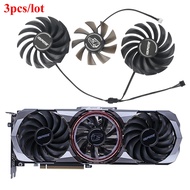 90มม.PVA080E12R 12V Cooler พัดลมสำหรับ IGame RTX 3060 3070 3080 Ti RTX3090ขั้นสูงกราฟิกการ์ดพัดลม