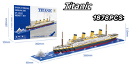 Bricks Titanic Nano Block Titanic Kapal Bricks Titanic Ship Block
