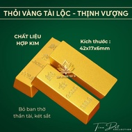 9999 Solid Gold Bar - Alloy Material Decorating Feng Shui Fortune & Prosperity