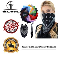 55cm x 55cm 100% Cotton Fashion Hip Hop Paisley Bandana Novelty Double Sided Print Paisley Denim Hea