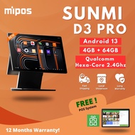 SUNMI D3 PRO Smart POS Terminal Android 13 Genuine
