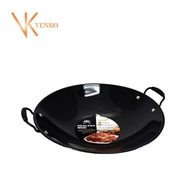 KBM Enamel Wok / Non Stick Wok / Double Handle Wok / Kuali Hitam / Kwali Hitam / 30cm / 35cm / 38cm 