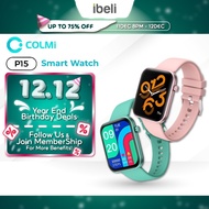 COLMI P15 1.69 inch Smart Watch Men Full Touch Fitness Tracker IP67 waterproof Smartwatch SpO2
