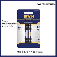 MATA IWAF32DEPH23 Double-End Screwdriver Bit Set PH2 2 2.5 inch 3 Pcs Power Bits 63.5 mm Power Bits