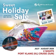 [Resorts World Cruises] [Sweet Holidays Sales] [UOB $200 Off per cabin] 2 Nights Port Klang (KL) (Sun) on Genting Dream (Jul - Aug 2024)