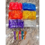 7.5cm plastic spoon in many colors to choose from winmart