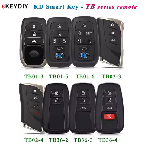 KEYDIY KD 8A TB Smart Key Remote TB01 TB02 TB36 for Toyota Corolla RAV4 for Lexus ES GS FCCID:0020 0