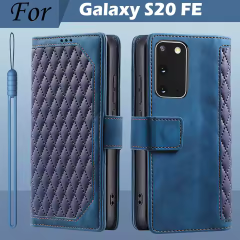For Samsung Galaxy S20 FE 5G Case Card Holder Book Wallet Flip Leather Magnetic Book Phone Case For 