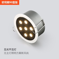 LED anti glare spotlight CRI90 circluar grilie ceiling lamp hotel living room downlights