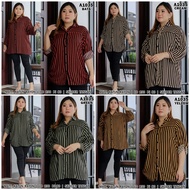 KEMEJA Tops Shirts For Women JUMBO 4XL BIG SIZE LD 130