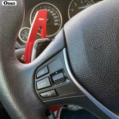 For BMW 1Series 2Series 2012-2018 model Car Accessories Aluminum Alloy Car Steering Wheel Gear Shift