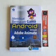 BUKU ORIGINAL MEMBUAT BERMACAM GAME ANDROID DENGAN ADOBE ANIMATE BUKU KOMPUTER ANDI PUBLISHER
