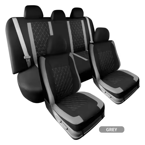 5 Seat Diamond Shaped Cloth Car Seat Cover for Bmw 7 Series E38 E65 F01 F02 F03 F04 G11 G12 I7 G70 C