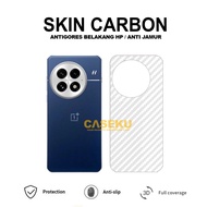 One Plus 13 5G One Plus 13S One Plus 15 5G One Plus Ace 6T Skin Carbon Garskin Anti-Scratch Back One