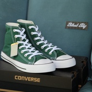 Converse All Star (Classic) ox - Green Hi รุ่นฮิต สีเขียว หุ้มข้อ รองเท้าผ้าใบ คอนเวิร์ส ได้ทั้งชายหญิง