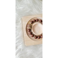 Chocolate Alashan Agate Bracelet