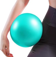Gymnastics Ball, Small, 25 cm Pilates Ball with Inflatable Straw, Fitness Ball for Stability, Barre,