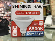 TOSHIBA SHINING หลอดไฟ LED PAR 20 8W / PAR 30 12W / PAR 38 18W แสงขาว (6500K) / แสงวอร์ม (2700K)