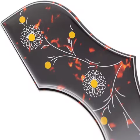 Acoustic Guitar Thickened Pickguard 2mm Guitar Pickguard Self-Adhesive for J200 SJ200 Style Musical 