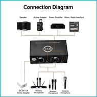 UTAKEE 2Channel Feedback Suppressor for Meeting Room Singing Microphone Anti-Feedback