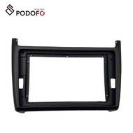 Podofo 9'' Dedicated Car Radio Frame ABS Plastic Bracket Panel Cover Trim Car Accessories For VW POL