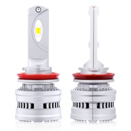 Roadsun H8 LED 10000LM สว่างพิเศษ1คู่ H9 H11หลอดไฟหน้า120วัตต์ไฟแสงขาว6000K 200% มากกว่าปลั๊กแอนด์เพ